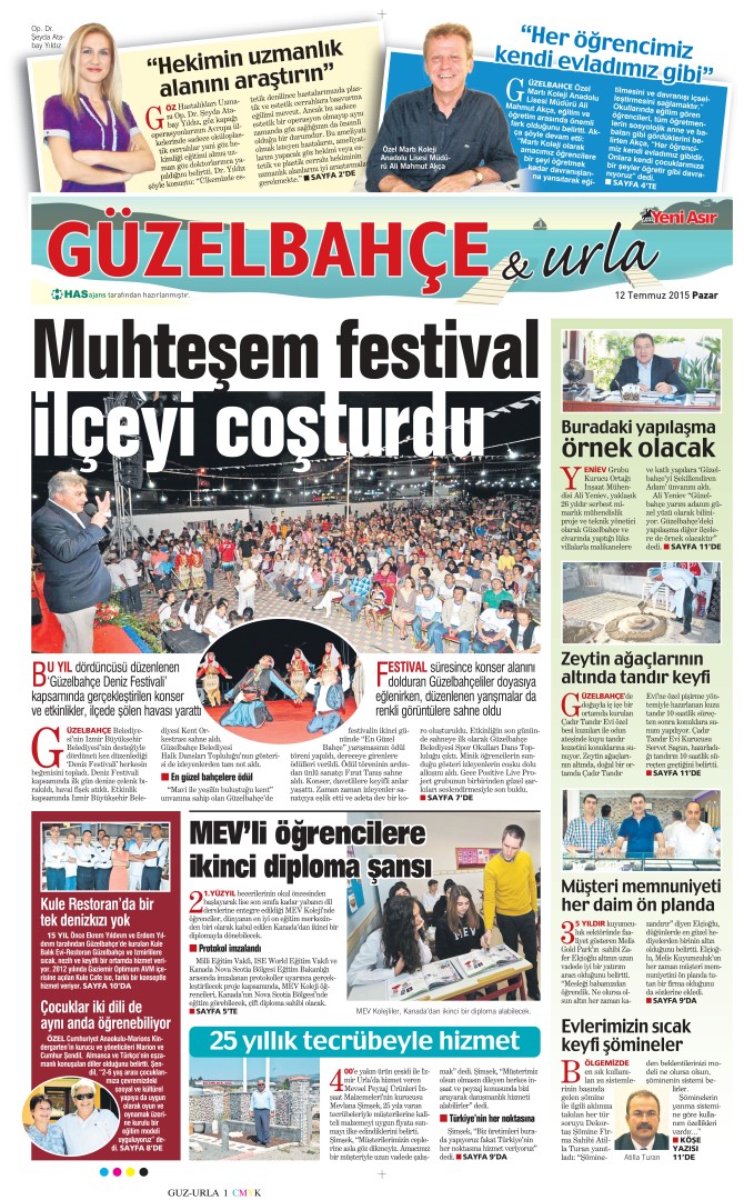 12 Temmuz 2015 Güzelbahçe